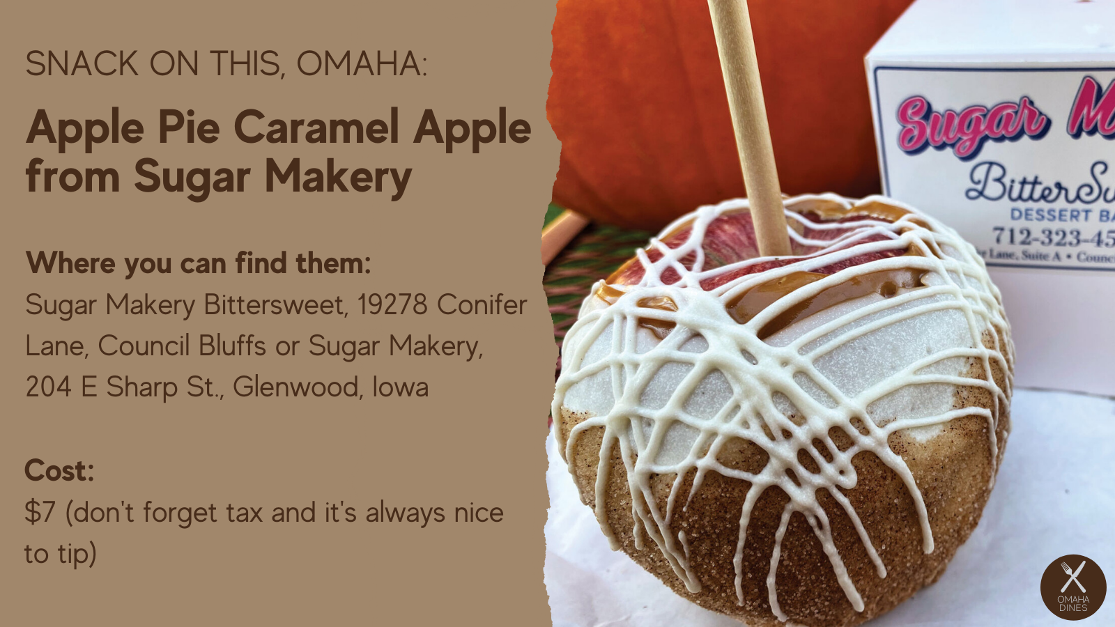 Snack on this, Omaha: Caramel and Apple Pie from Sugar Makery